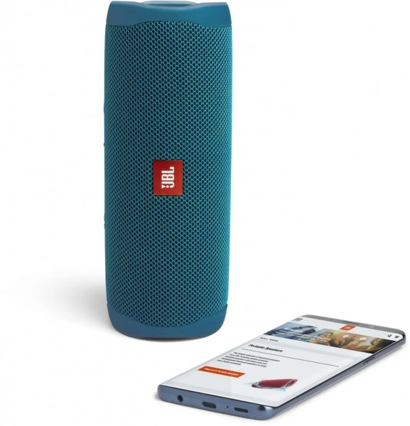 JBL Flip 5 Eco Bluetooth-Lautsprecher Blau 5 JBL Flip 5 Eco Bluetooth-Lautsprecher Blau – Bild 3