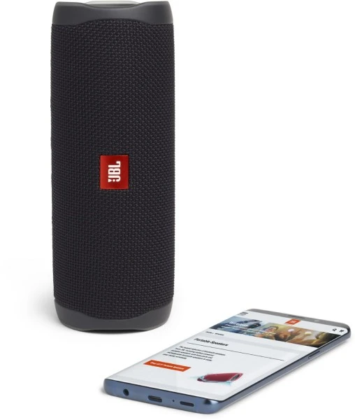 JBL Flip 5 Bluetooth-Lautsprecher Schwarz 7 JBL Flip 5 Bluetooth-Lautsprecher Schwarz – Bild 5