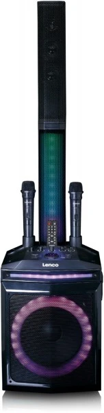 Lenco PA-220BK Bluetooth-Lautsprecher Schwarz 3 Lenco PA-220BK Bluetooth-Lautsprecher Schwarz