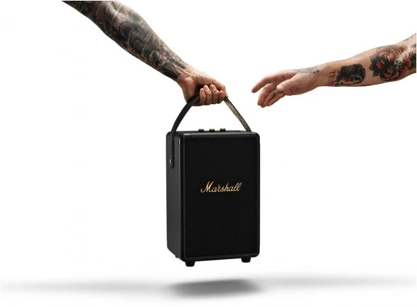 Marshall Tufton Bluetooth-Lautsprecher Schwarz/messing 4 Marshall Tufton Bluetooth-Lautsprecher Schwarz/messing – Bild 2