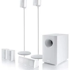 Canton Movie 165 5.1 A/V-Lautsprechersystem Mit Aktiv-Subwoofer Weiß