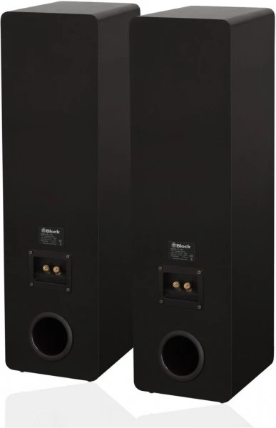 Block SL-250 /Paar Stand-Lautsprecher Mattschwarz 5 Block SL-250 /Paar Stand-Lautsprecher Mattschwarz – Bild 3