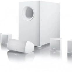 Canton Movie 95 5.1 A/V-Lautsprechersystem Mit Aktiv-Subwoofer Weiß