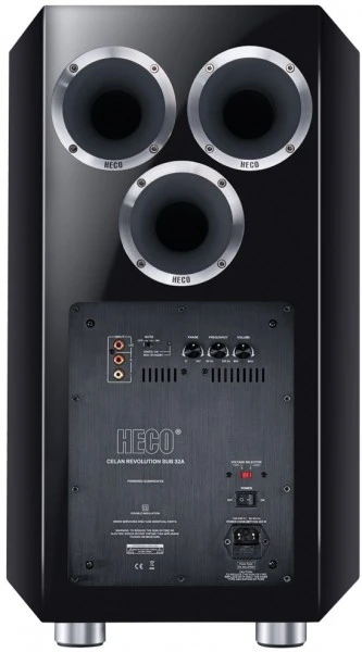 Heco Celan Revolution Sub 32A Aktiv-Subwoofer Piano Schwarz 5 Heco Celan Revolution Sub 32A Aktiv-Subwoofer Piano Schwarz – Bild 3