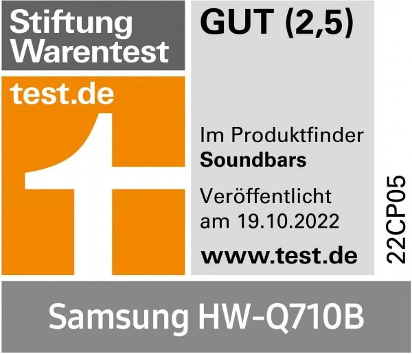Samsung HW-Q710B Soundbar + Subwoofer Schwarz 6 Samsung HW-Q710B Soundbar + Subwoofer Schwarz – Bild 4