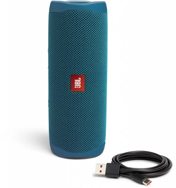 JBL Flip 5 Eco Bluetooth-Lautsprecher Blau 8 JBL Flip 5 Eco Bluetooth-Lautsprecher Blau – Bild 6