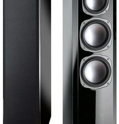 Quadral Aurum Orkan 9 /Stück Stand-Lautsprecher Schwarz Hochglanz