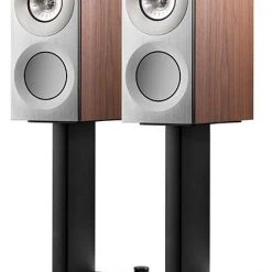 KEF Reference 1 /Paar Klein-/Regallautsprecher Silver Satin Walnut