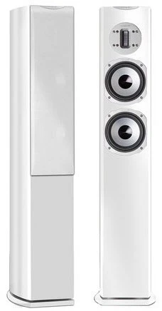 Quadral Chromium Style 6 /Stück Stand-Lautsprecher Weiss Hochglanz 3 Quadral Chromium Style 6 /Stück Stand-Lautsprecher Weiss Hochglanz