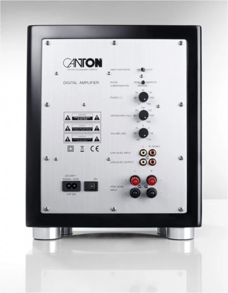 Canton Sub 601 Aktiv-Subwoofer Hochglanz Schwarz 6 Canton Sub 601 Aktiv-Subwoofer Hochglanz Schwarz – Bild 4