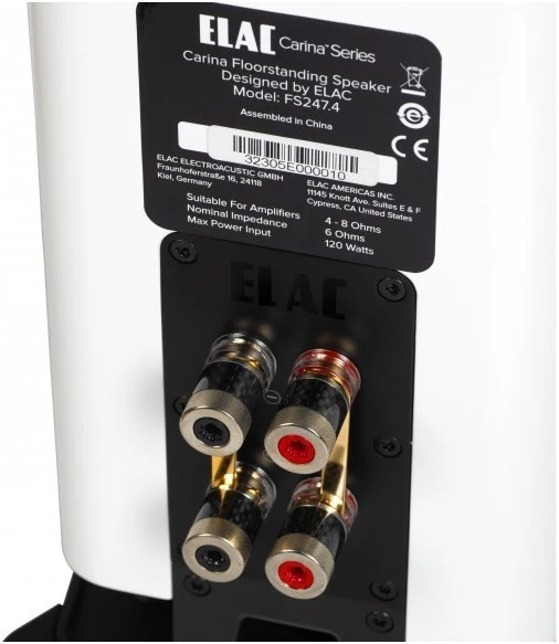 Elac Carina FS 247 /Stück Stand-Lautsprecher Weiß Seidenmatt 8 Elac Carina FS 247 /Stück Stand-Lautsprecher Weiß Seidenmatt – Bild 6