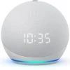 Amazon Echo Dot (4. Gen.) Mit Uhr Weiß