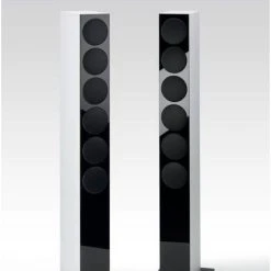 REVOX Re:sound G Prestige /Stück Stand-Lautsprecher Silber/schwarz