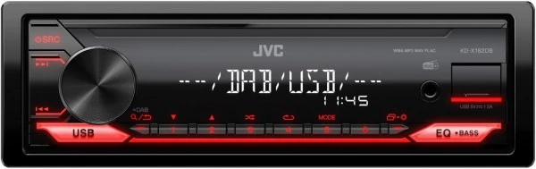 JVC KD-X182DB MP3-Autoradio Ohne CD-Spieler 3 JVC KD-X182DB MP3-Autoradio Ohne CD-Spieler