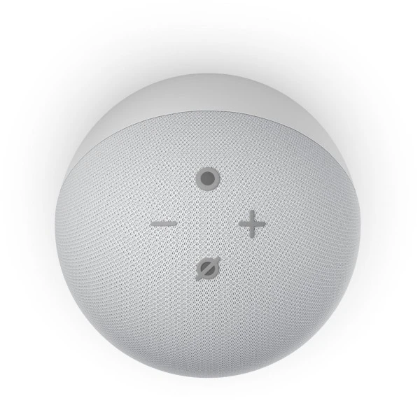 Amazon Echo Dot (4. Gen.) Mit Uhr Weiß 5 Amazon Echo Dot (4. Gen.) Mit Uhr Weiß – Bild 3