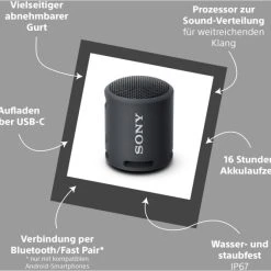 Sony SRS-XB13 Bluetooth-Lautsprecher Schwarz -Hama-Shop a855b11d dda6 4c98 a826 fa7810848b0e 600x600