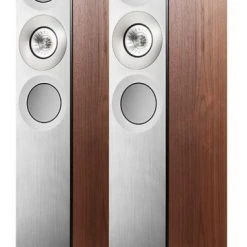 KEF Reference 3 /Paar Stand-Lautsprecher Silver Satin Walnut
