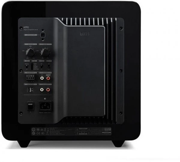 KEF KF92 Aktiv-Subwoofer Schwarz 5 KEF KF92 Aktiv-Subwoofer Schwarz – Bild 3