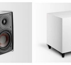 DALI Fazon Mikro 5.1 Set Mit Sub C-8 D 5.1 A/V-Lautsprechersystem Mit Aktiv-Subwoofer Weiss Hochglanz