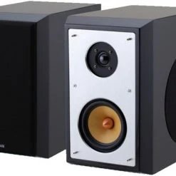 Block S-100 /Paar Klein-/Regallautsprecher Klavierlack Schwarz