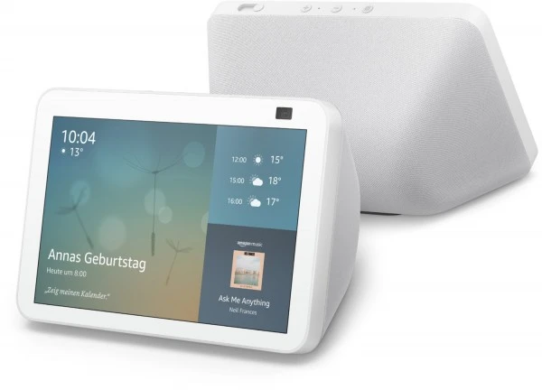 Amazon Echo Show 8 (2. Gen.) Smart Speaker Glacier White 3 Amazon Echo Show 8 (2. Gen.) Smart Speaker Glacier White