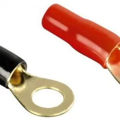 Hama Ringkabelschuh, 10mm², M8, 10 Stück Crimpverbinder Rot, Schwarz