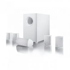 Canton Movie 135 5.1 A/V-Lautsprechersystem Mit Aktiv-Subwoofer Weiß