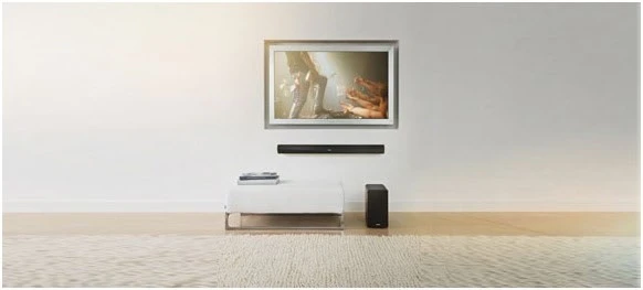 Denon HEOS HomeCinema Soundbar + Subwoofer Schwarz 6 Denon HEOS HomeCinema Soundbar + Subwoofer Schwarz – Bild 4