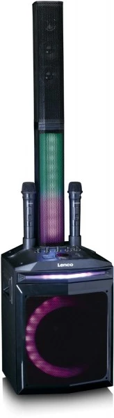 Lenco PA-220BK Bluetooth-Lautsprecher Schwarz 4 Lenco PA-220BK Bluetooth-Lautsprecher Schwarz – Bild 2
