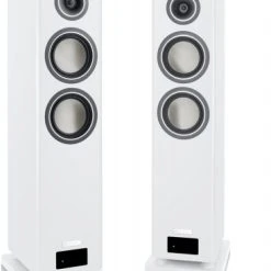 Canton Smart Townus 8 /Paar Standlautsprecher Weiß Seidenmatt