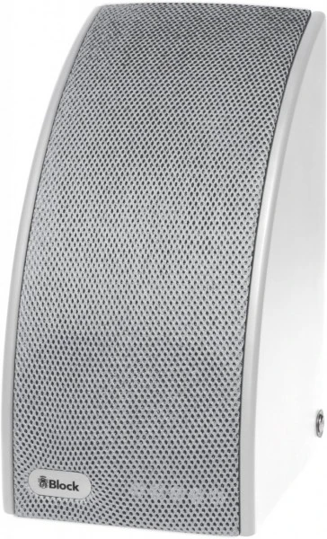 Block SB-100 Aktiver Multimedia-Lautsprecher Weiß/lichtgrau 3 Block SB-100 Aktiver Multimedia-Lautsprecher Weiß/lichtgrau